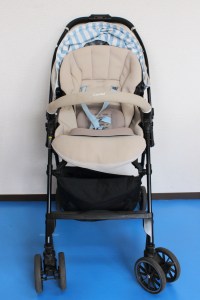 届いたベビーカー