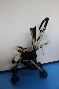 届いたベビーカー