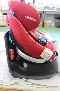 仕上がったチャイルドシート