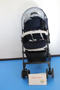 届いたベビーカー