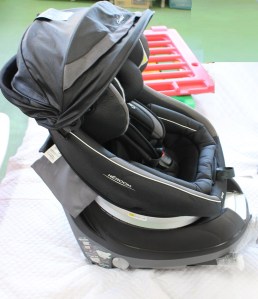 仕上がったチャイルドシート