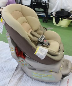 仕上がったチャイルドシート