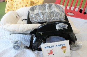 仕上がったベビーカー