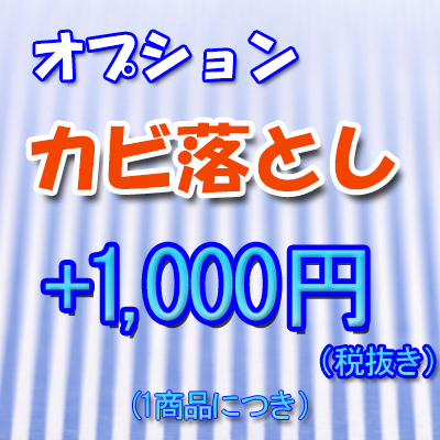 クリーニングオプションのカビ落とし1000円(税抜)