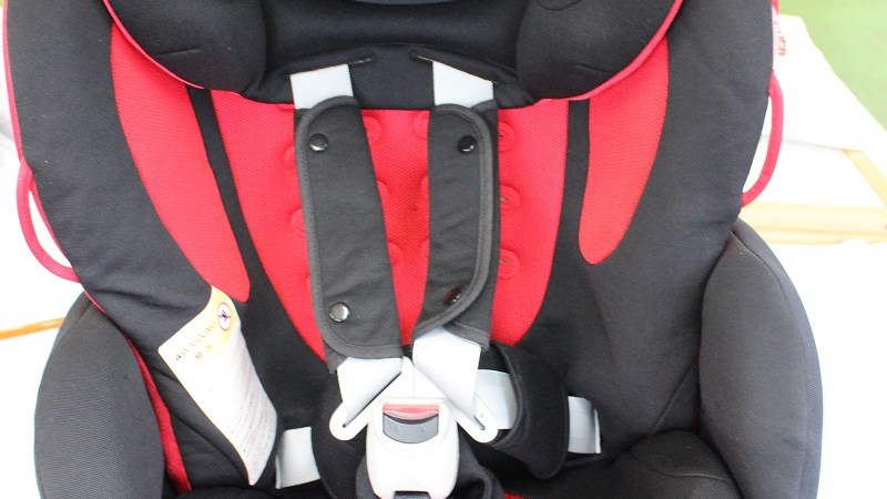 仕上がったチャイルドシート