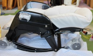 仕上がったベビーカー