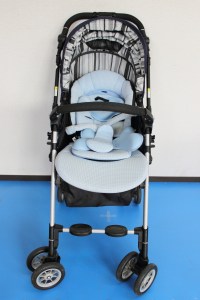 届いたベビーカー