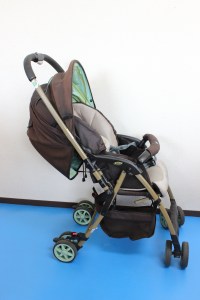 届いたベビーカー