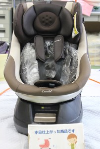 仕上がったチャイルドシート