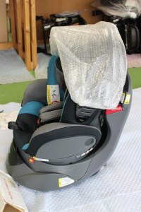 仕上がったチャイルドシート