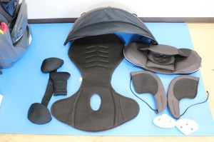 届いたチャイルドシート