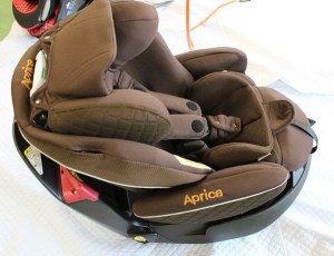 仕上がったチャイルドシート